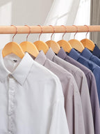 Smartor Wooden Hangers 20 Pack, Solid Wood Coat Hanger - Image 8