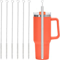 6 Pack Straw Cleaner Brush for Stanley, Reusable Extra Long Straw Cleaner for by Ajedrmy