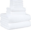 Amazon Basics 100% Cotton Lightweight Quick-Dry Bath Towel Set by AmazonBasics