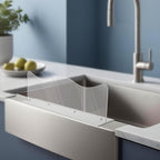 Beautyflier Splash Guard for Kitchen Sink Area Placed, Premium Kitchen Sink by Beautyflier