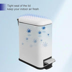 Bathroom Trash Can with Lid，5 Liter / 1.3 Gallon Small Trash Can with Removable - Image 8