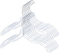 VWV 12pcs Clear Plastic Hangers: Shirt, Jacket Hangers by Designedforluxuryhangers