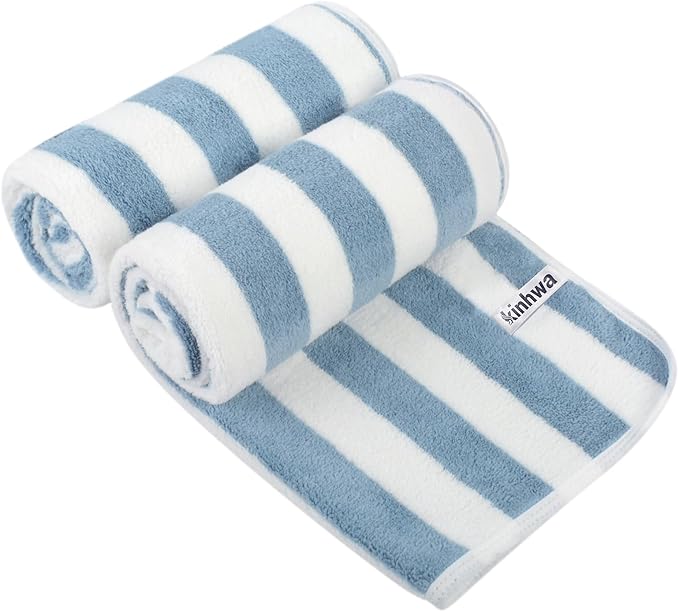KinHwa Microfiber Hand Towels for Bathroom Soft and Absorbent Face Towels Grey by KinHwa