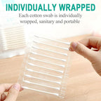 400 Pack Cotton Swab Individually Wrapped, Individually Wrapped Double Tipped - Image 3