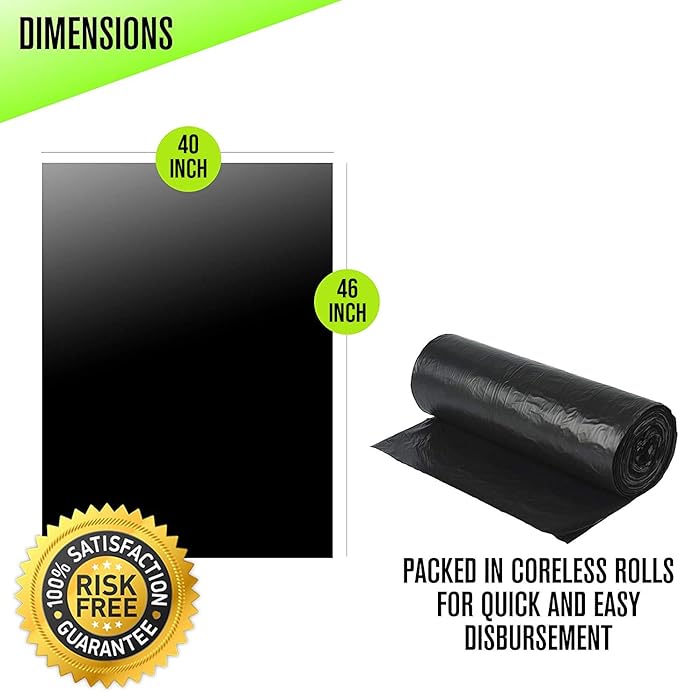 Aluf Plastics 45 Gallon Trash Can Liners - Image 4