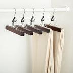 Amazon Basics Wooden Pants Hangers - Image 3