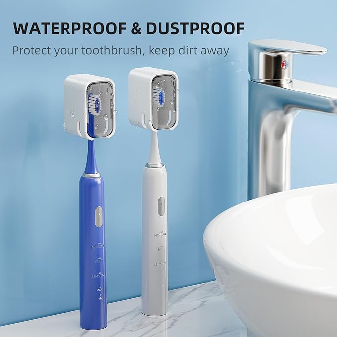 Travel Toothbrush Head Cover 4PCS, Electric Toothbrush Covers Caps, Ventilated - Image 4