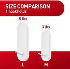 Command Large Wire Hooks, Holds up to 5 lb, 4 Hooks and 8 Strips, Damage-Free - Image 5