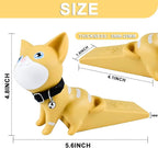 Khaki Cute Cat Door Stopper Decorative Non-Slip Floor Protector - Image 2