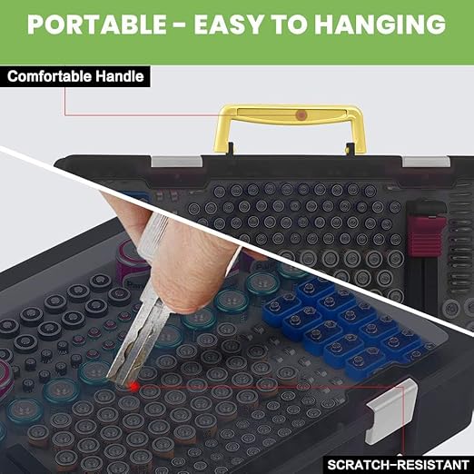 Battery Organizer Storage Holder- Batteries Case Containers Box - Image 6