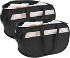 Collapsible Laundry Baskets, Foldable Tear Proof Pop Up Hamper by TECHMILLY