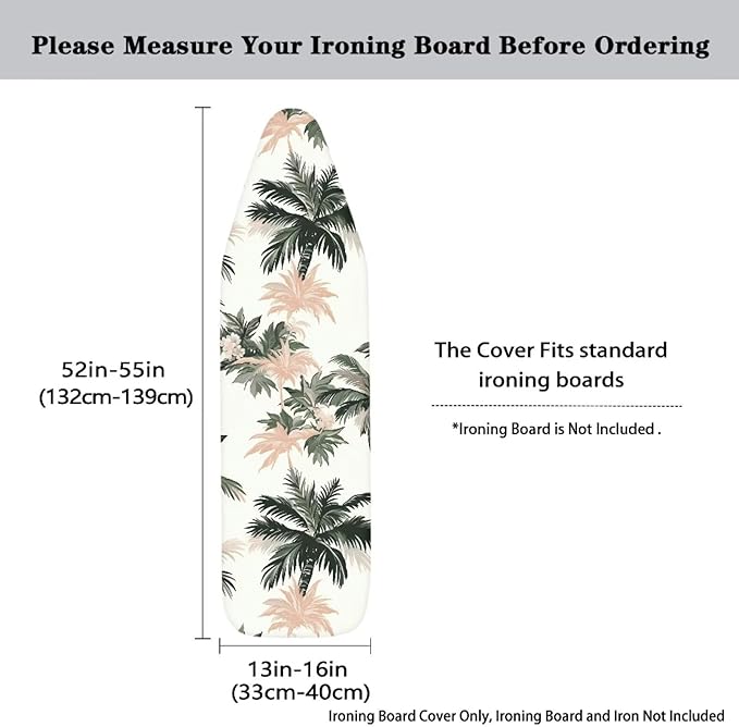 Coconut Tree Ironing Board Covers Accessories Universal Stretchy Cover - Image 5