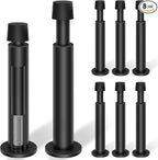 KOLAKO Door Stopper, 8 Pack Black Door Stops, 4.4 Inch Spring Door Stoppers by KOLAKO