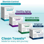 Clean Skin Club Blemish Control Clean Towels® XL, Compostable Face Towels - Image 10