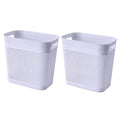 UUJOLY Plastic Small Trash Can Wastebasket, Garbage Container Basket by UUJOLY
