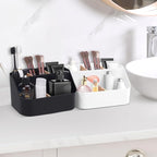 Set of 2 Toothbrush Holder for Bathrooms, 5 Slot Electric Toothbrush Toothpaste - Image 5
