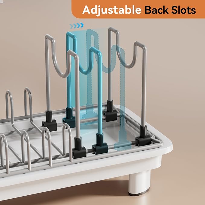 Small Dish Drying Rack, Compact Dish Drainer - Image 2