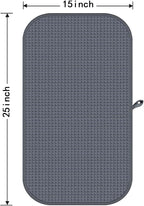 HOMEXCEL 4 Pack Microfiber Gym Towels Grey Fitness Towels Ultra Soft, Highly - Image 8