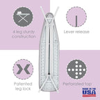 Full Size Ironing Board Made in USA – Light Grey by Seymour Home Products 4 - Image 4