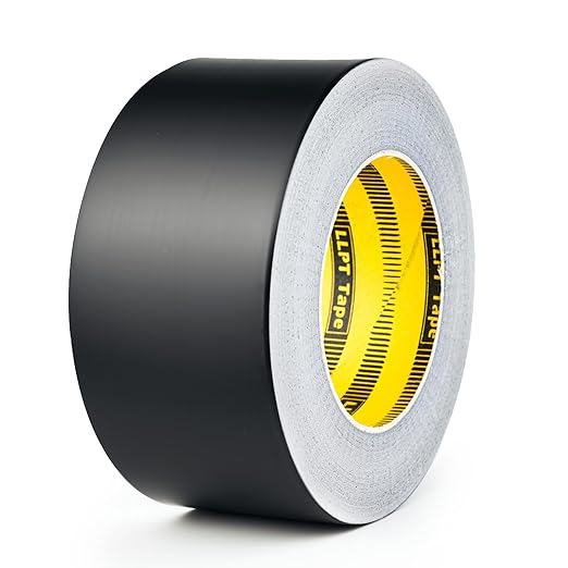 LLPT Aluminum Black Foil Tape 2 Inches x 65 Feet 3.94 Mil Heavy Duty Adhesive by LLPT-AllAboutAdhesiveTapes