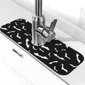 Halloween Cool Black Bat Kitchen Sink Splash Guard Faucet Mat Super Absorbent by Unknown