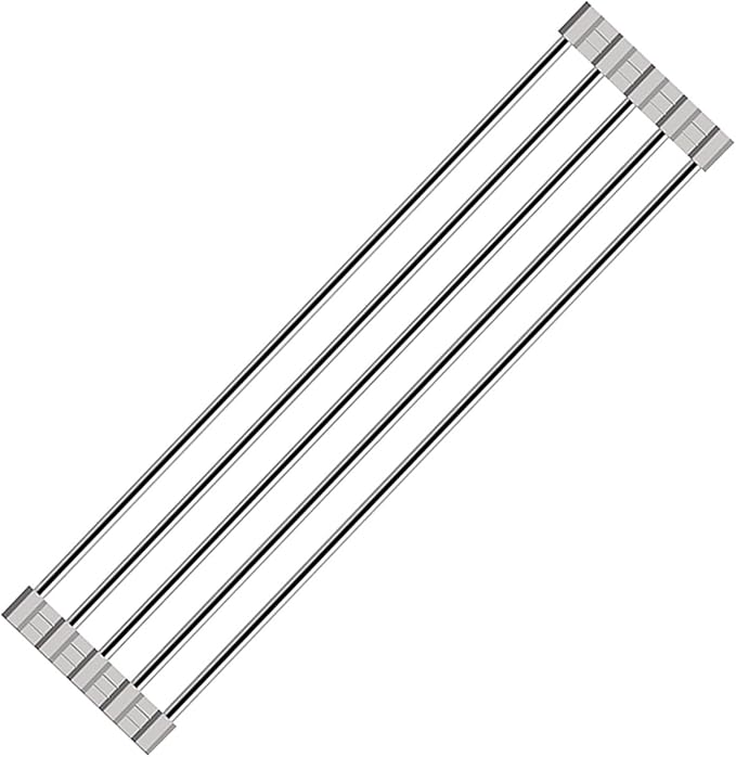 Ahyuan Roll up Dish Drying Rack Over The Sink Kitchen Roll up Sink Drying Rack by Ahyuan
