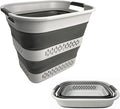 SAMMART 40L Collapsible Plastic Laundry Basket by SAMMART