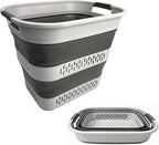 SAMMART 40L Collapsible Plastic Laundry Basket by SAMMART