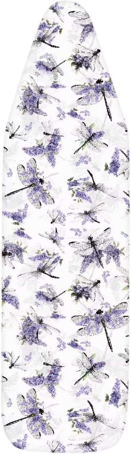 Purple Flowers Bird Ironing Board Cover and Pad Heat Insulation Covers Stain - Image 7
