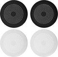 4Pcs Silicone Drain Covers Round Hair Drain Catcher by Yolev