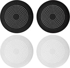 4Pcs Silicone Drain Covers Round Hair Drain Catcher by Yolev