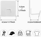 Adhesive Shower Hooks for Bathroom - Image 3
