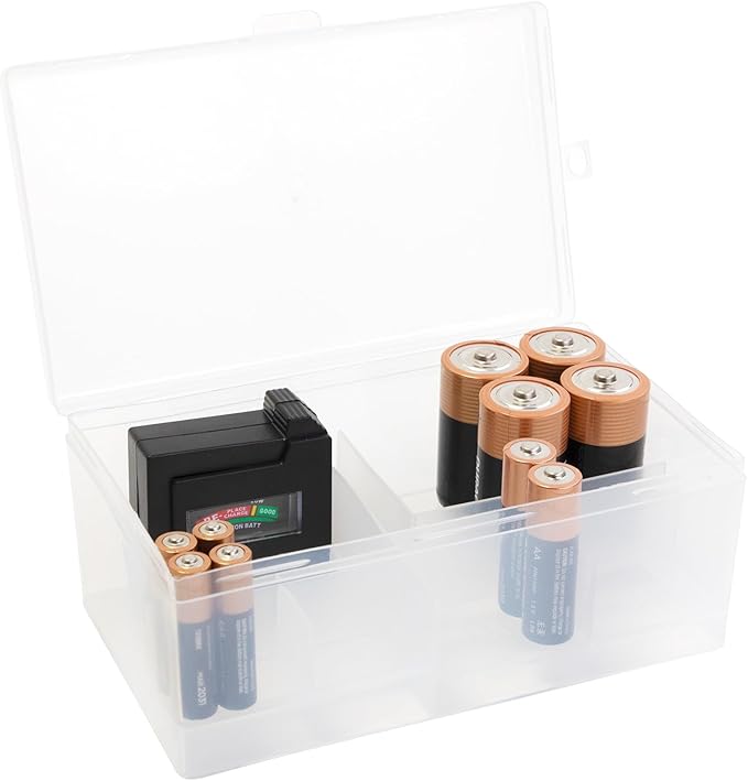Dial Industries Battery Storage Organizer Case, 12 AAA, 12 AA, 6 C, 4 D - Image 2