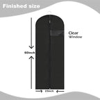 Dress Bags for Gowns Long, Suit Bag Cover for Storage and Travel - Image 2