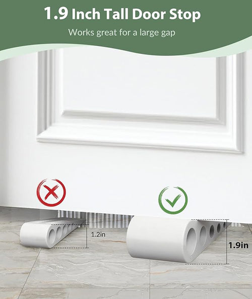 1.9 Inches Heavy Duty Door Stopper, 3 Pack Rubber Door Stop, Door Stoppers - Image 2