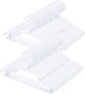 100 Pack White Baby Nursery Closet Hangers, Non-Slip Laundry Infant Pant Hanger by VIIBASE