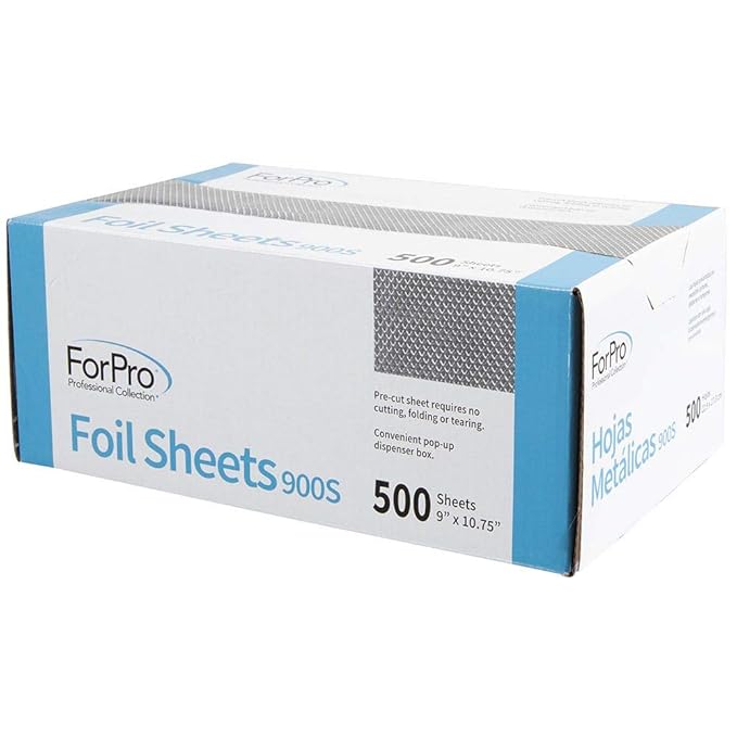 ForPro Professional Collection Embossed Foil Sheets 900S, Aluminum Foil - Image 3