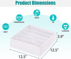 Drawer under Cabinet Clothes Organizer 5 Cell Foldable Storage Cubes Underwear - Image 2