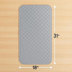 Magnetic Portable Ironing Mat 18" x 31" – Quilted Heat-Resistant Ironing Blanket - Image 5