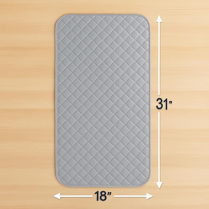 Magnetic Portable Ironing Mat 18" x 31" – Quilted Heat-Resistant Ironing Blanket - Image 5