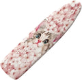 Pink Cherry Blossom Cat Ironing Board Cover and Pad Soft Fabric Cover by Darisoco
