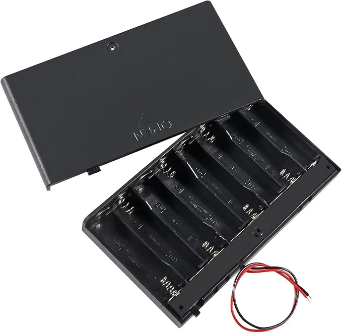 2Pcs 8 x AA Battery Holder Case Box 8 x 12V AA Battery Storage Box Battery - Image 7