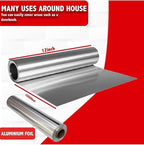 Aluminum Foil 12" 1000Ft, Thick|Deli|Home|Strong Enough - Image 2