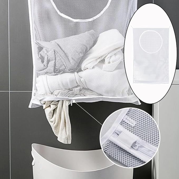 Hanging Laundry Hamper Bag - Image 5