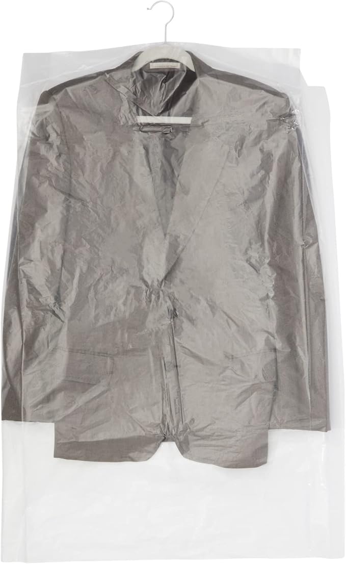 50 Pack Clear Plastic Garment Bags - Image 5