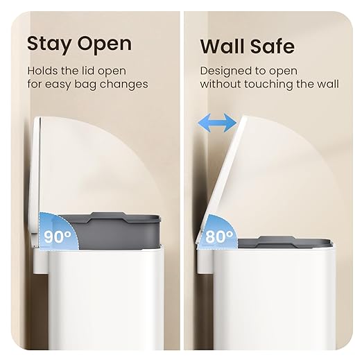 Cesun Slim Bathroom Trash Can - Image 6