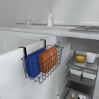 MaraFansie Hanging Kitchen Baskets Wire Storage Basket Over the Cabinet Door - Image 2