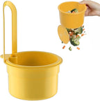 Sink Strainer Basket with One-Touch Drain Mesh, Snap-On Strap & Detachable by QIEPOMI