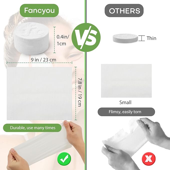 Compressed Towel Tablets 100 Count, Thickened Disposable Face Towel - Image 3
