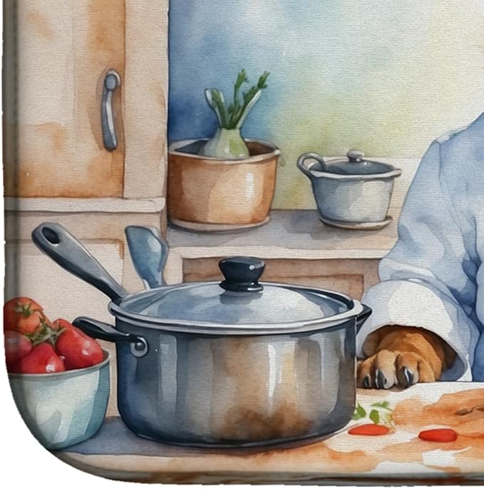 Caroline's Treasures DAC6202DDM Belgian Tervuren The Chef Dish Drying Mat - Image 4